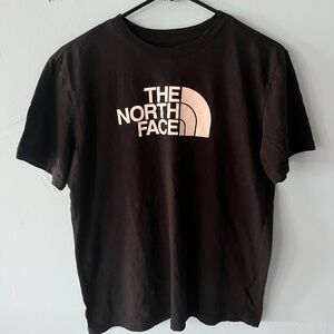 The North Face Half Dome Logo T-Shirt Black/White sz XL 14/16 Boys